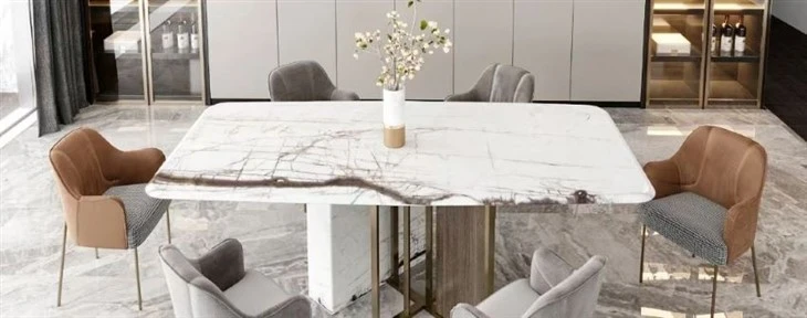 Spider White Marble Slab